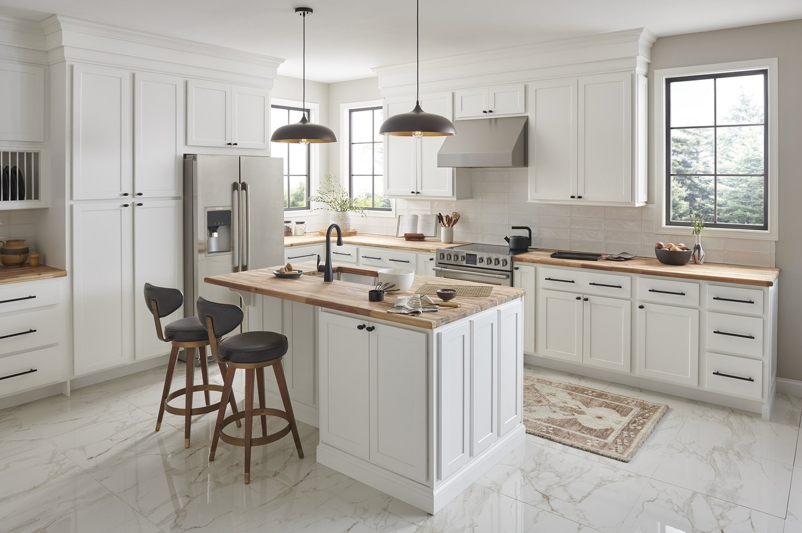 Kitchen With Island by 5D Home Space